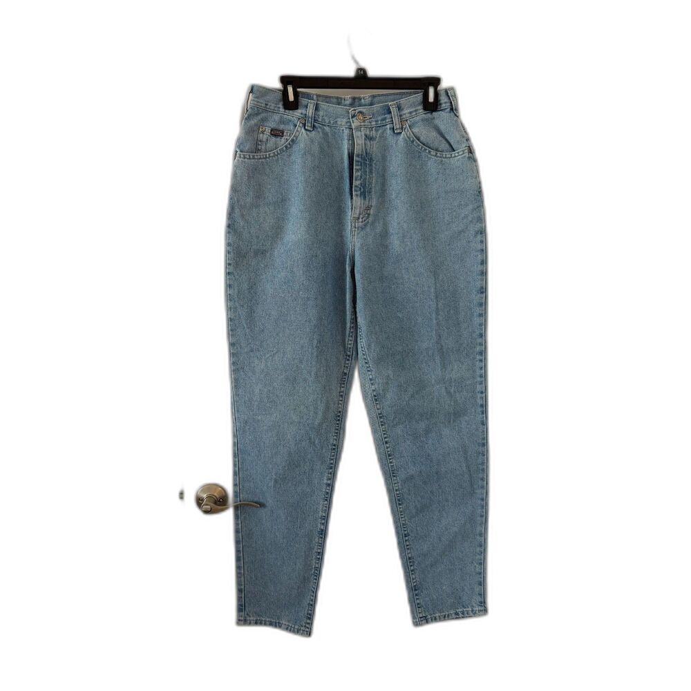 Riders High-Waisted Tapered Mom Jeans – Light Wash